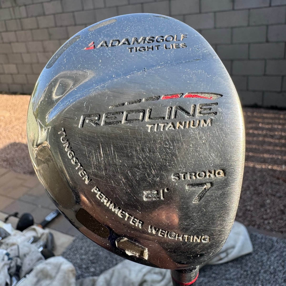 Adams Redline Titanium Strong 7 Wood 21° Fujikura G75 Graphite