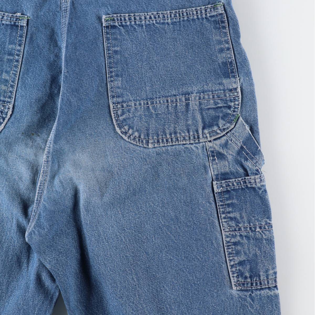 Vintage 90'S Key denim overalls made in the USA size W32