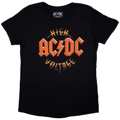 Damen Ac/Dc High Voltage Rnr Official Tee T-Shirt