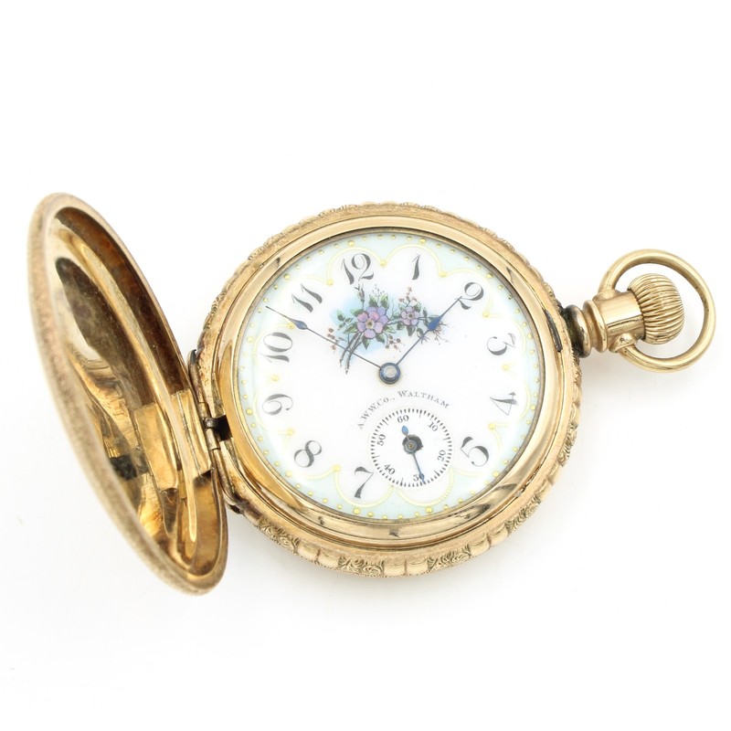 1893 Waltham GF 6s 11j Grade L Mod 1890 Fancy Sub-Dial Pocket Watch #WB5421-1