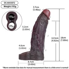 Penis Sheath Male BIGGER Sleeve Girth Reusable Condom Extender-Enlarger-Enhancer