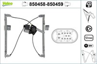 Fensterheber Valeo 850458 FüR Polo Vw 6N2 16V Tdi Gti Sdi