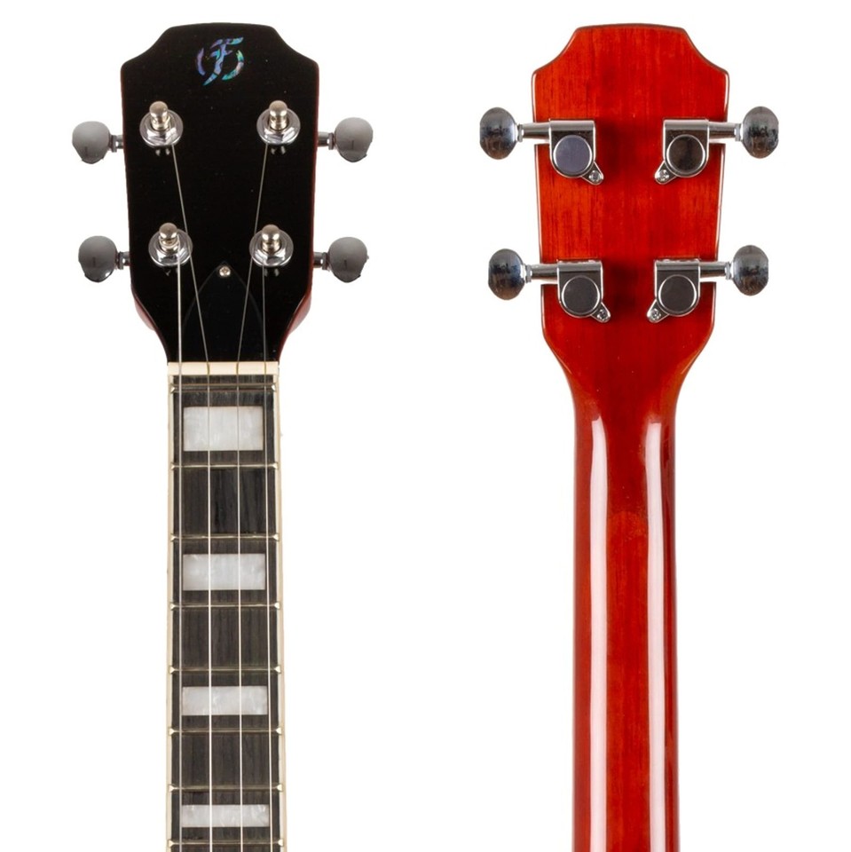 Flight Rock Series Electric Ukulele (4-string guitar) Centurion Gold ...