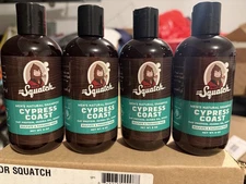 (4) Dr. Squatch Cypress Coast Men's Natural  Shampoo 8.0 oz New Sealed 4 Bottles