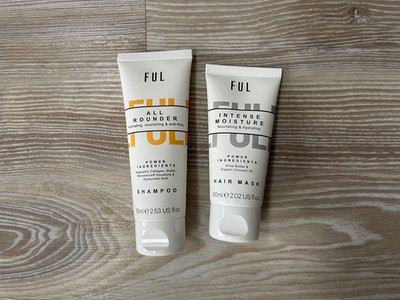 FUL Intense Moisture Haarmaske + Conditioner Mini Reisegröße - NEU UVP 28£