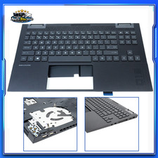 For HP Omen 15-EN 15-EN0013DX Palmrest Cover Backlit Keyboard M00666-001