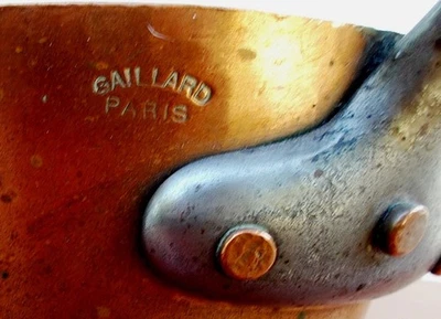 GAILLARD PARIS, Windsor pan, cuivre épais, étamé alimentaire d 19 cm - Photo 1/4