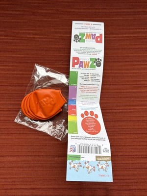 Protex Pawz Dog Boots - Orange - XS Mall Open Pack (4)  Boots