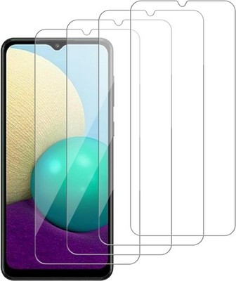 (4-Pack) Tempered Glass Screen for Samsung Galaxy A02/A02s/A03s, Anti Scratch