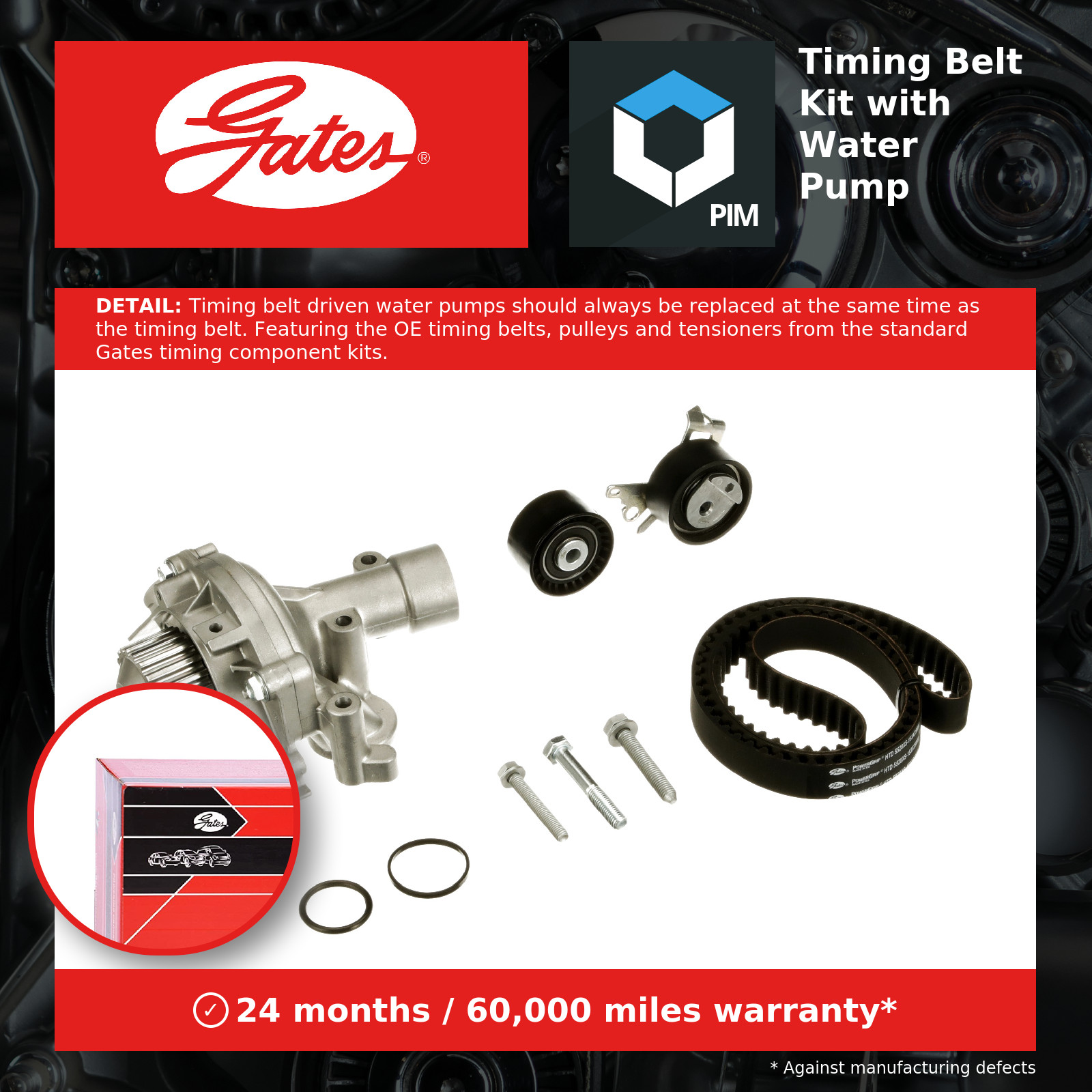 Fits GATES-ZESTAWY KP15528XS TIMING BELT KIT +PUMP - Image 21