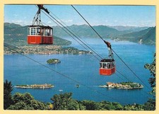 POSTCARD VG ITALY - LAKE MAJOR Mottarone Cable Car Borromean Islands - 1990