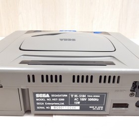 Sega Saturn Console Japanese gray with 2 Virtua Gun controllers & 5 games NTSC-J