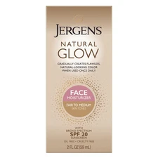 Jergens Natural Glow Daily Facial Moisturizer, Fair to Med 2 fl oz (59 ml)