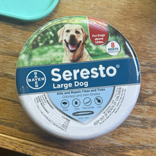 Seresto Flea Tick Collar for Large Dogs Over 18 lbs, 8 Month Protection