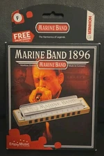 Hohner Marine Band 1896 Classic F Harmonica #1896BX-F New SEALED