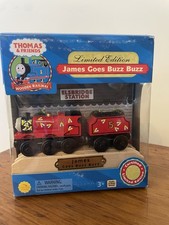 NEW Thomas  Friends Wooden Railway James Goes Buzz Buzz Vintage Limited Edition