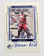 1999 SP Top Prospects Vital Signs Kareem Reid #KR Auto