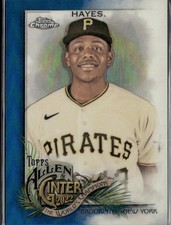 2022 Topps Allen & Ginter Chrome #62 Ke'Bryan Hayes Blue Refractor #/150