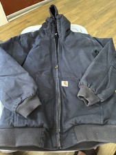 Carrhart Black Quilted Jacket XL Youth 18/20