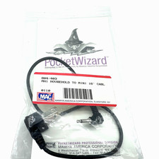 NOS POCKETWIZARD MH1 Household to Mini phone Slave Flash Sync Cable Norman etc