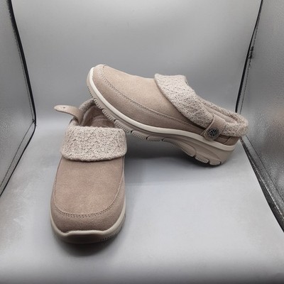 Skechers Easy Going Full Bloom Clogs Women's 8M Beige Taupe A88