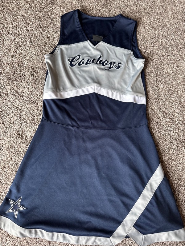 NFL Dallas Cowboys Cheer Captain Dress Girls Size XL 16 NWT