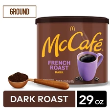 McCafe French Roast, Ground Coffee, Dark Roast, 29oz. Canned