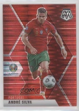2021 Panini Mosaic UEFA Euro 2020 Red Pulsar Prizm Andre Silva #155