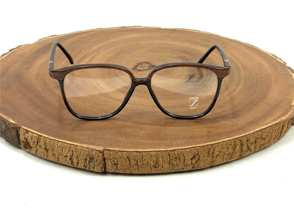 Gafas Lozza 1001 Col 476 EE. UU. Marco Negro Mohoga 56 14 135 mm Hecho en Italia Foto 2 de 4