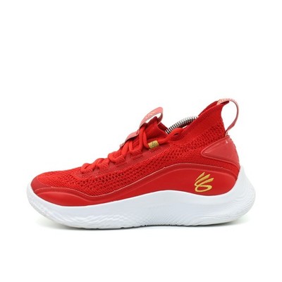 Under Armour Damen Curry Flow 8 Sneaker Rot Halbhoch Basketballschuhe EU 36.5