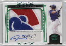 2022 Leaf Trinity Emerald Spectrum Foil /15 James Triantos Patch Auto 0c3e