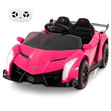 Kids Lamborghini 4WD Ride-on Sports Car 12V Battery Powered w/ Lights  Remote