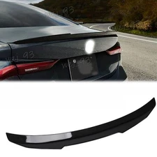 Rear Spoiler Wing For 2021-2022 BMW G22 4 Series 430i G82 M4 Style Glossy black