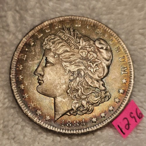 VIDEO👀🔥BEAUTIFUL Golden Rim & Obv Toning🔥1884-O Morgan Dollar UNC MS