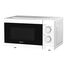 Image of Manual Microwave, 800W, 20 Litre, 35 Minute Timer, White, Igenix IGMS08080W