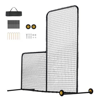 Uimoso L-Typ Baseball Pitching Softball Training Netz 213x106x213cm Schlager Net