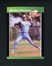 Randy Johnson 1989 Donruss The Rookies RC (HOF) Montreal Expos #43 MINT