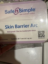 90 Safe N Simple SNS20630 Skin Barrier Arcs 1" Expires 2028 - 3 Packs