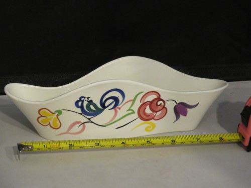 Vintage Poole Pottery Traditional Wavy Vase - 9 inch MCM - Picture 7 of 7