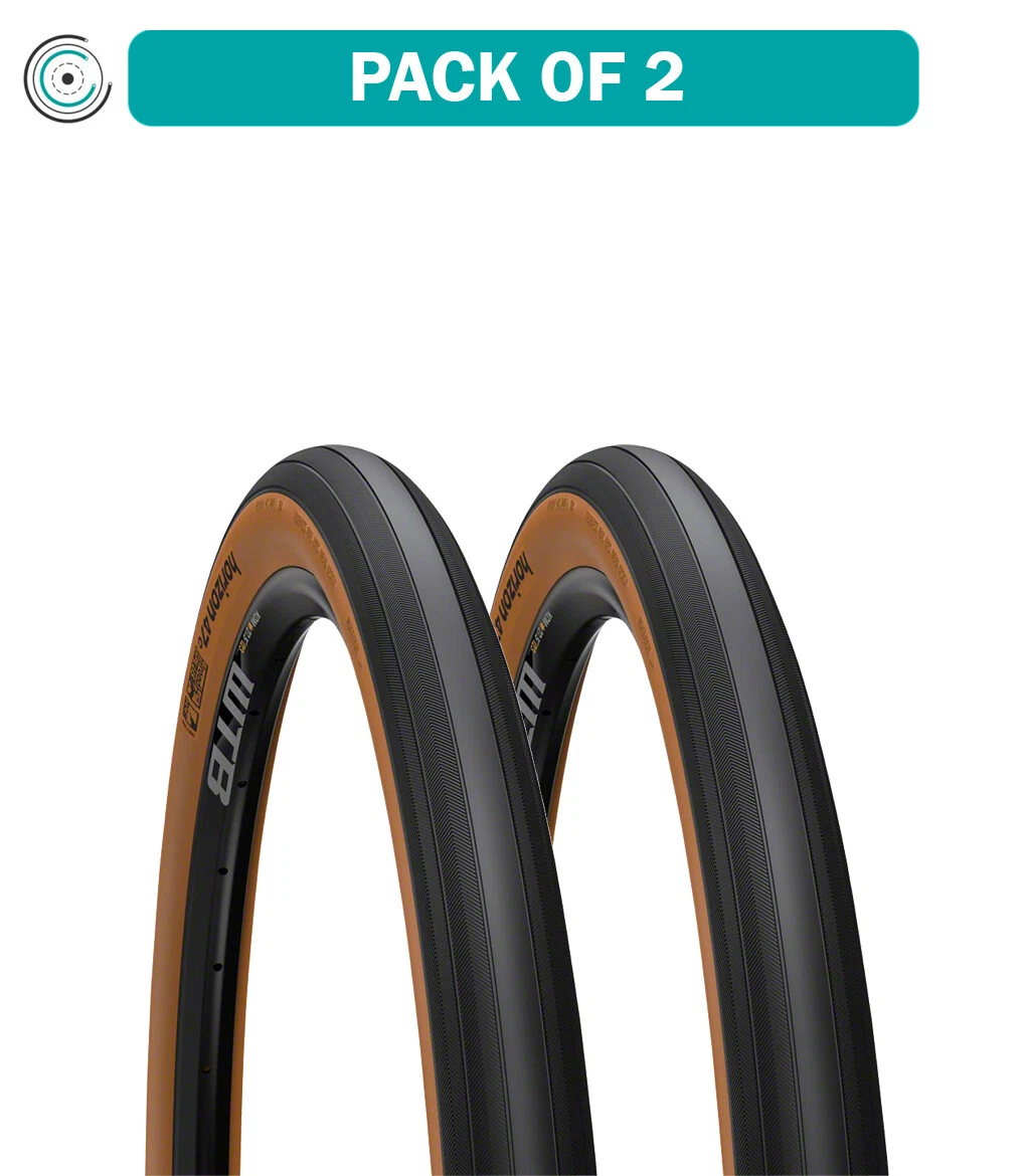 Pack of 2 WTB Horizon Tire TCS Tubeless Folding Dual DNA Compound