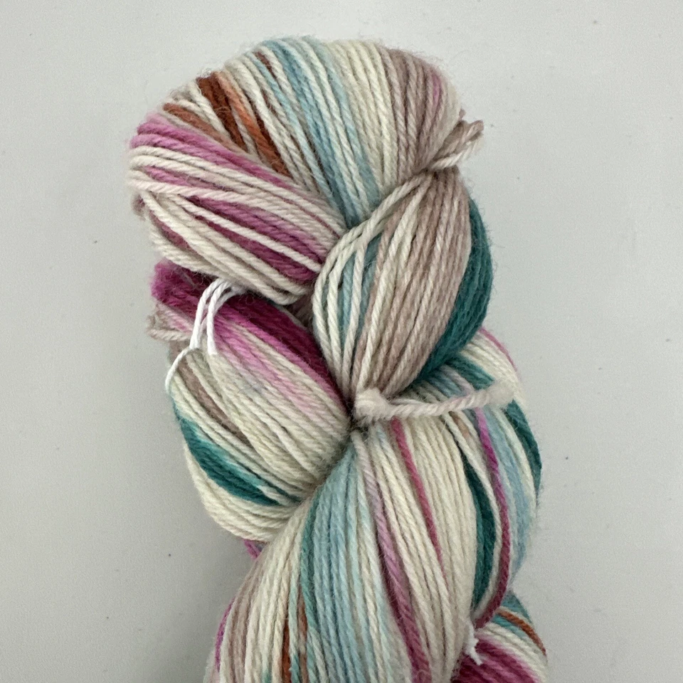Lana Grossa Meilenweit Merino Sock Yarn Limited Edition Rainbow Hand Dyed Baja - Image 2 of 4