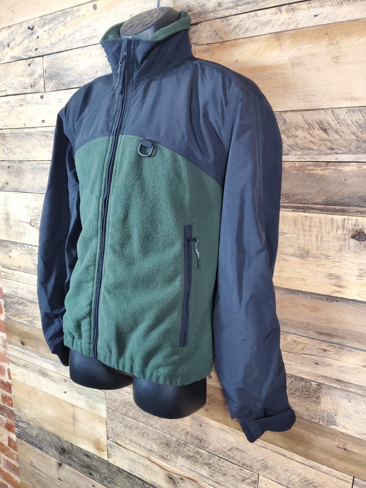 Cabela's Jacket Men Medium Regular Black Green Fl… - image 2