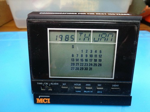 MCI Digital Clock/Calendar Collectible