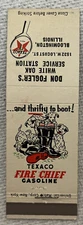 Old Matchbook Cover! Don Fogler’s White Oak Service Sta! Bloomington, Ill! Oc205