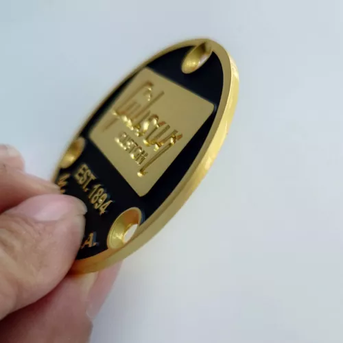 Guitar EST-1894 Style Toggle Switch Metal Back Plate Cover for LP Guitar