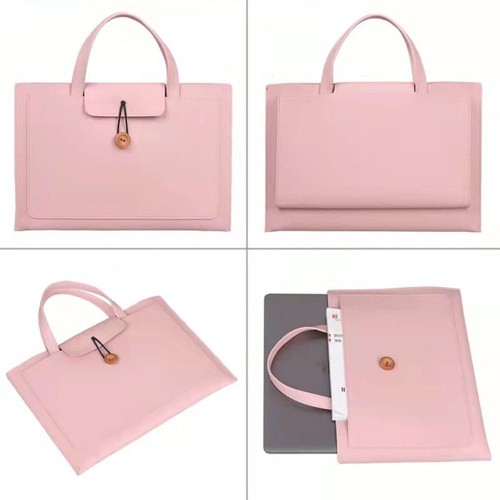 Business Bag PU Leather Sleeve Case Laptop Handbag For Lenovo/HP/Dell/Asus - Bild 6 von 14