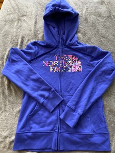 womens purple north face hoodie