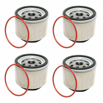 4pcs For R12T 10 Micron Fuel Filter Water Separator Replace Element 120AT