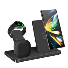 3in1 15W Wireless Charger Charging Station For Samsung Watch 7 6 5 S25 Edge S24+