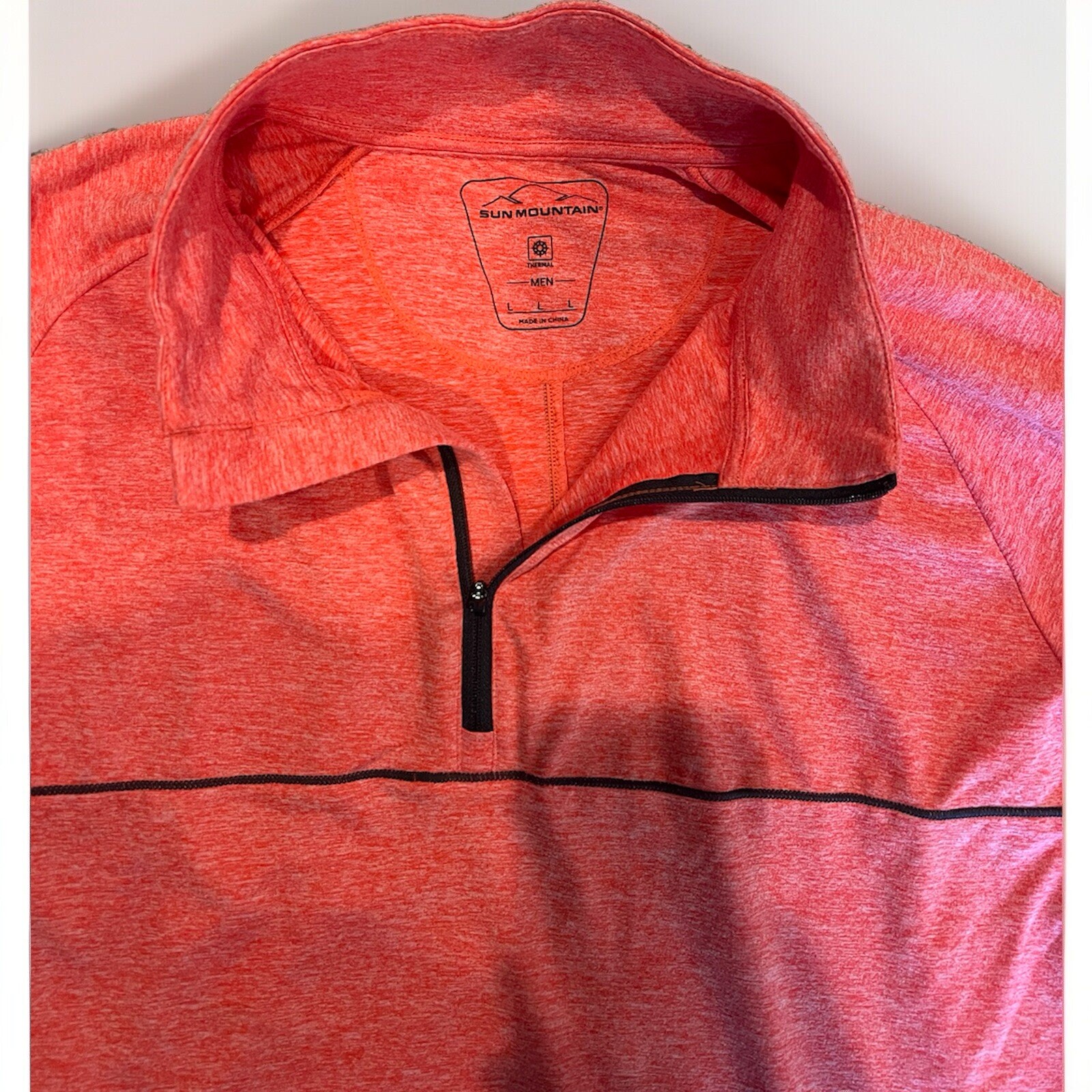 Sun Mountain Large Second Layer Red Heather 1/4 Z… - image 2